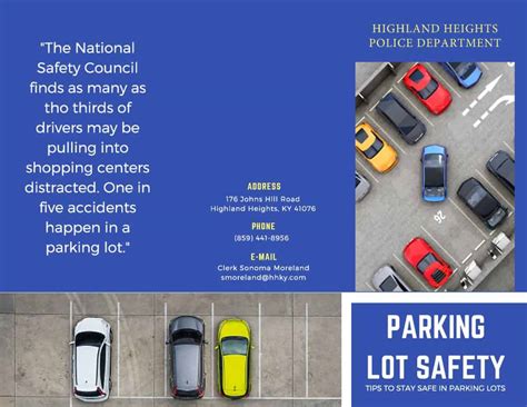 Parking Lot Safety Highland Heights Police Department