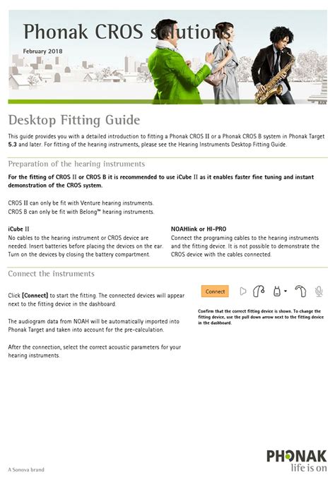 PHONAK CROS II DESKTOP FITTING MANUAL Pdf Download | ManualsLib