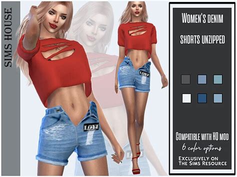 Sims 4 Leather Shorts