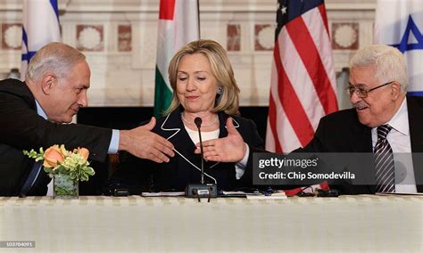 Israeli Prime Minister Benjamin Netanyahu Shakes Hands With News