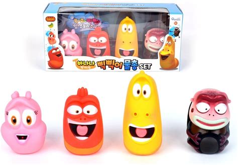 Larva Larva pik pik Water Gun 4 parça Korean TV Slapstick komik