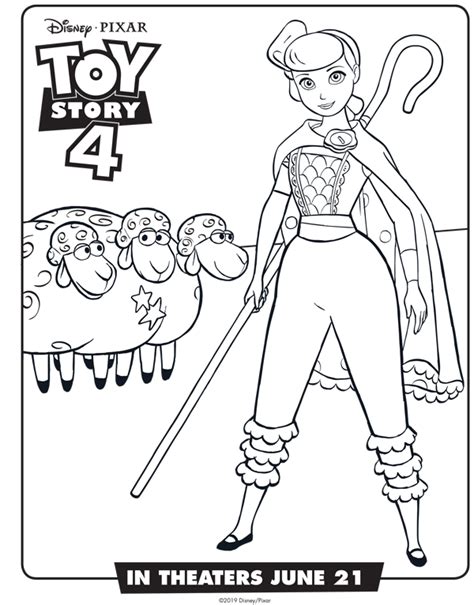 New Toy Story 4 Free Coloring Sheets April Golightly Toy Story