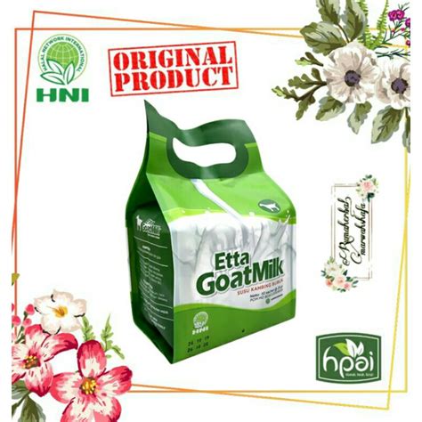 Jual ETTA GOAT MILK HPAI Susu Kambing Setara Dengan Protein ASI