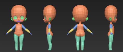 Chibi Basemesh D Model Cgtrader