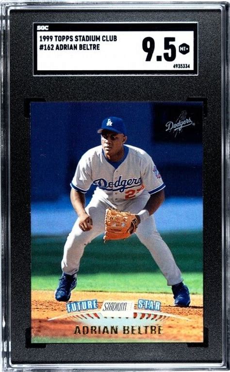 ADRIAN BELTRE 1999 Topps Stadium Club Future Star Rookie Card RC SGC 9. ...