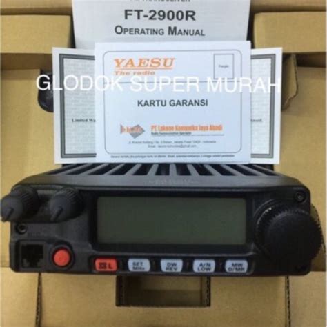 Jual RIG YAESU FT2900R VHF GARANSI RESMI ORIGINAL Shopee Indonesia