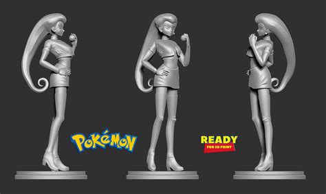 Jessie Pokemon Fanart 3d Model 3d Printable Cgtrader