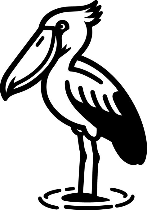 Shoebill Stork Bird 36355502 Vector Art At Vecteezy