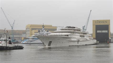 A new 130 metre superyacht in build at Lürssen Nautech News