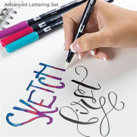 Tombow Advanced Lettering Set & Beginner Lettering Set | Jerry's Artarama