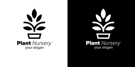 Premium Vector | Plant Nursery Logo Design Templates that Highlight Vegan Symbol and Eco Logo Vector