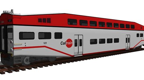 Bombardier Bi-Level Cab Car (Caltrain) | 3D Warehouse