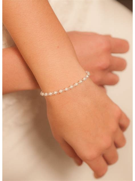 Bracelet De Mari E Secret Aux Perles Nacr Es Et De Cristal