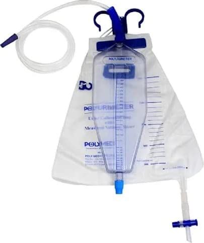 Polymed Polyurimeter Urine Collection Bag With Measured Volume Meter