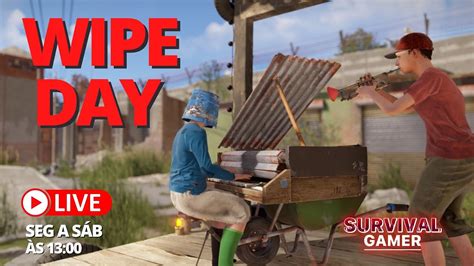 Rust Vanilla Wipe Day Bora Pra Mais Um Wipe Youtube