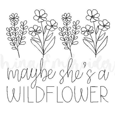 She Is A Wildflower Etsy