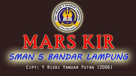 Mars Kelompok Ilmiah Remaja Kir Sman Bandar Lampung Youtube