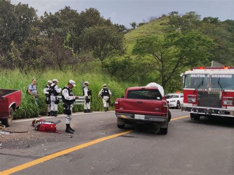 Choque En La Carretera Federal Dej Cuatro Personas Lesionadas