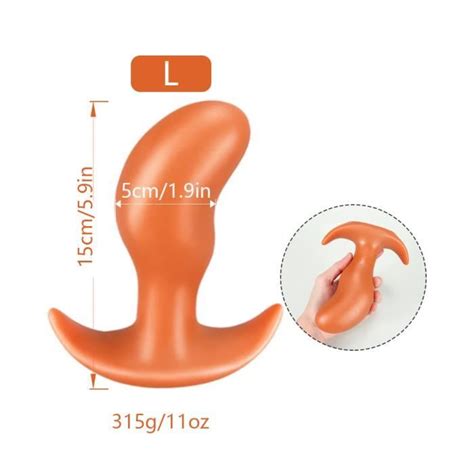 STIMULATEUR PLUG CHAPELET L China Énorme Gay Jouet de Sexe Anal