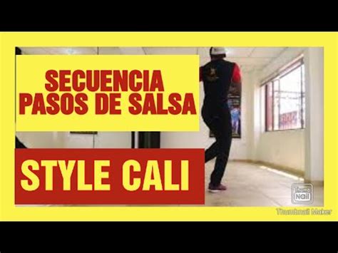 CÓMO BAILAR SALSA SECUENCIA BASICA DE PASOS ESTILO CALEÑO YouTube