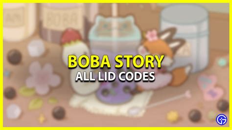 Boba Story Lid Codes August 2023 Gamer Tweak