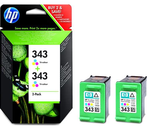 HP 343 Tri Colour Ink Cartridge Twin Pack Review Review Electronics