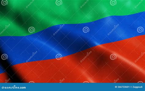 Flag Of Dagestan, Fabric Flag Of Dagestan. National Flag Of Dagestan ...