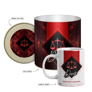 Caneca Na Lata Personalizada Presente Formatura Direito Profiss O