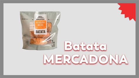 Batata Microondas Hacendado De Mercadona Novum Youtube