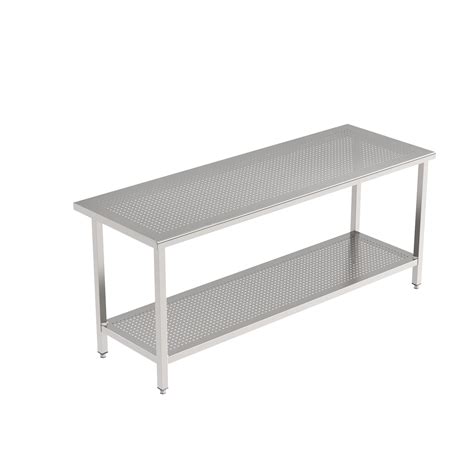 TESY4 T04 Stainless Steel Cleanroom Work Tables With Perforated Top