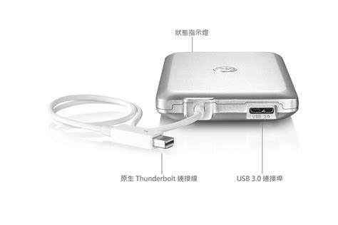 Akitio 雷霆行動碟 Thunder Go含1tb 硬碟 Hdd25吋 Thunderbolt And Usb30 雙介面外接盒