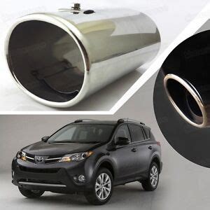 Stainless Steel Exhaust Muffler Tail Pipe Tip Tailpipe For Toyota Rav4