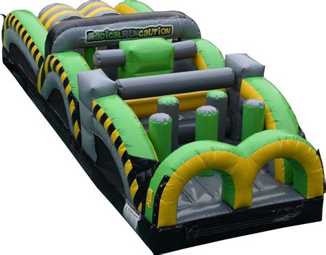 Jacksonville 30ft Ninja Warrior Inflatable Backyard Obstacle Course