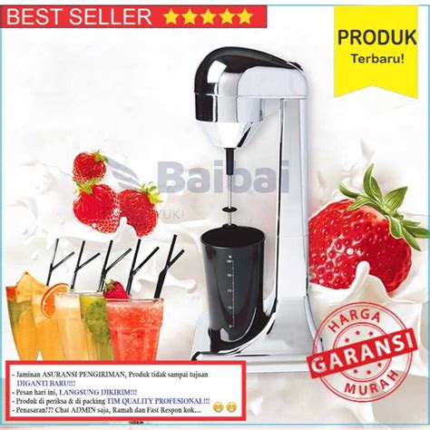 Jual Terbaru Alat Mixer Elektrik Pengaduk Pengocok Minuman Otomatis