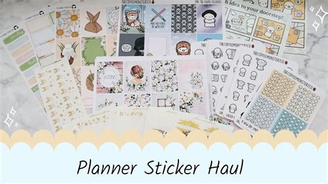 Small Planner Sticker Haul Ft Thecoffeemonsterzco Hello Petite