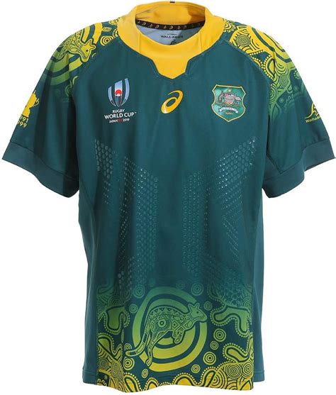 ASICS Maillot Rugby Australie réplica extérieur RWC 2019 Adulte