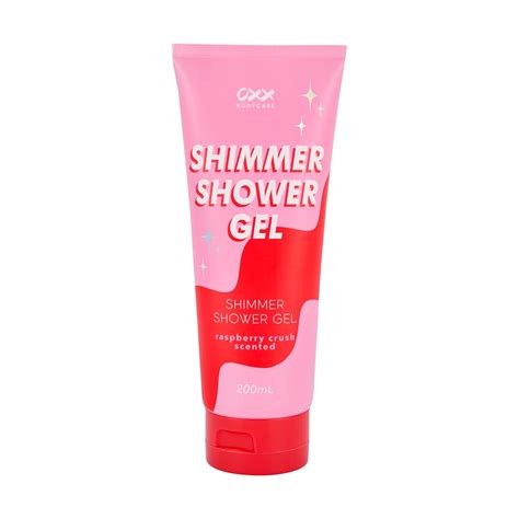 Oxx Bodycare Shimmer Shower Gel 200ml Raspberry Crush Scented Target Australia