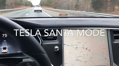 Tesla Model X Santa Mode Youtube