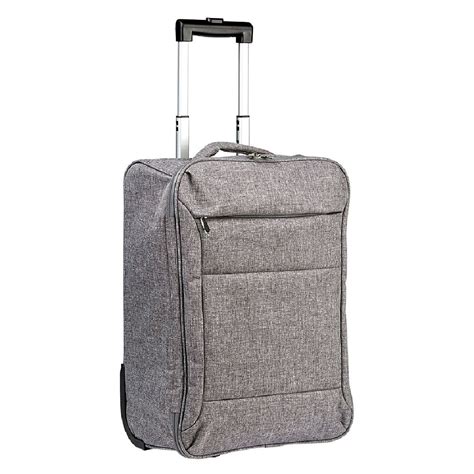 Valise Cabine Pliable Polyester Gris GIFI