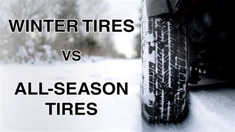 Winter Tires Vs All Season Tires Youtube