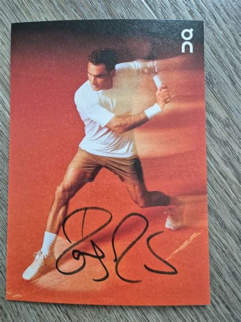 Autogrammkarte Roger Federer Originalunterschrift Kaufen Auf Ricardo