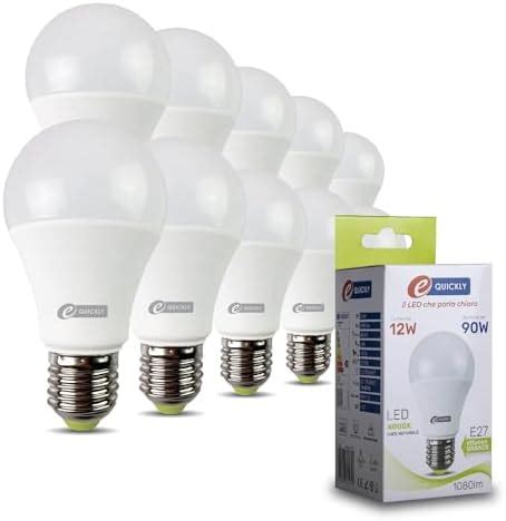 E Quickly Lampadine Led E W Equivalenti W Lampadina Luce Bianco