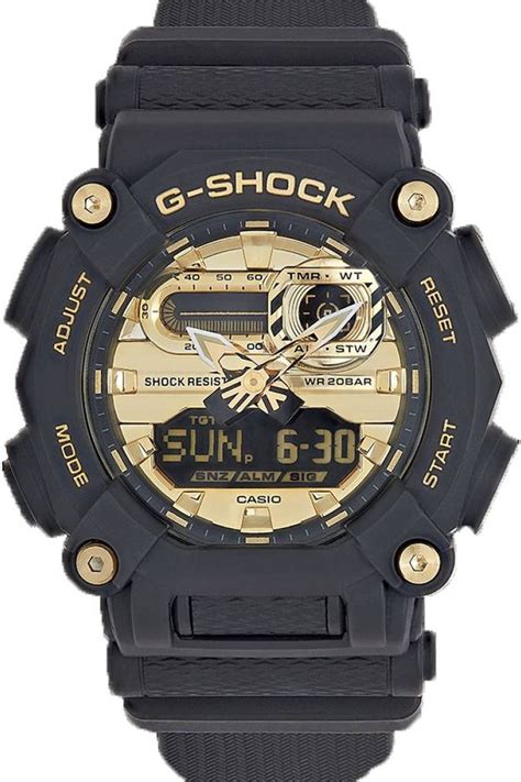 Buy Casio G Shock G Shock Garish Series Black And Gold Plastic Resin