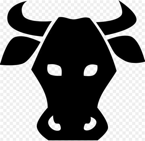 Free Cow Face Silhouette, Download Free Cow Face Silhouette png images ...