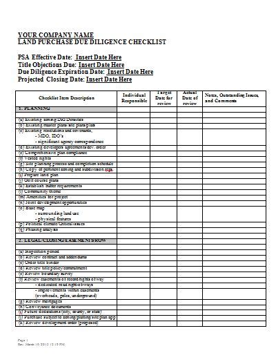 Warehouse Bootcamp Series Due Diligence Checklist Tool Warehouse Veteran