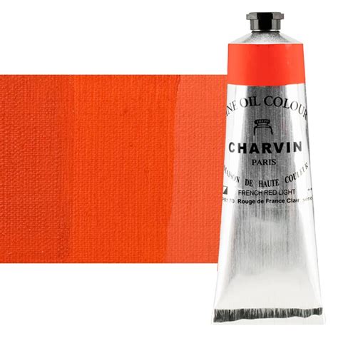 Charvin Fine Oil Paint French Red Light 150ml Jerry S Artarama