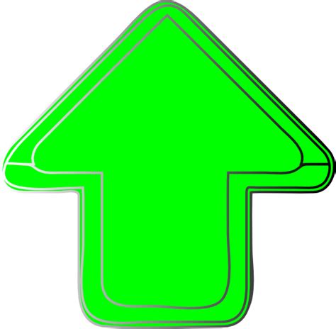 Green Up Arrow Clipart Best