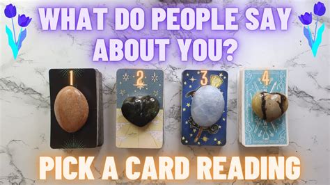 WHAT DO PEOPLE SAY ABOUT YOU PICK A CARD How Do They Feel