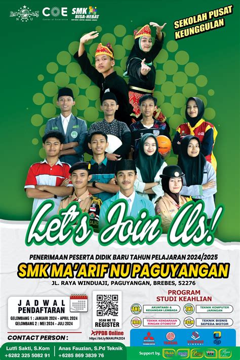 Website Resmi SMK Maarif NU Paguyangan