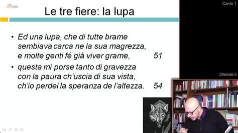 La Divina Commedia Inferno Le Tre Fiere La Lupa Youtube